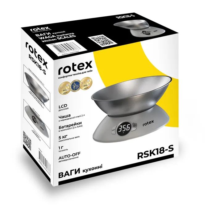 Ваги кухонні Rotex RSK18-S зображення 6
