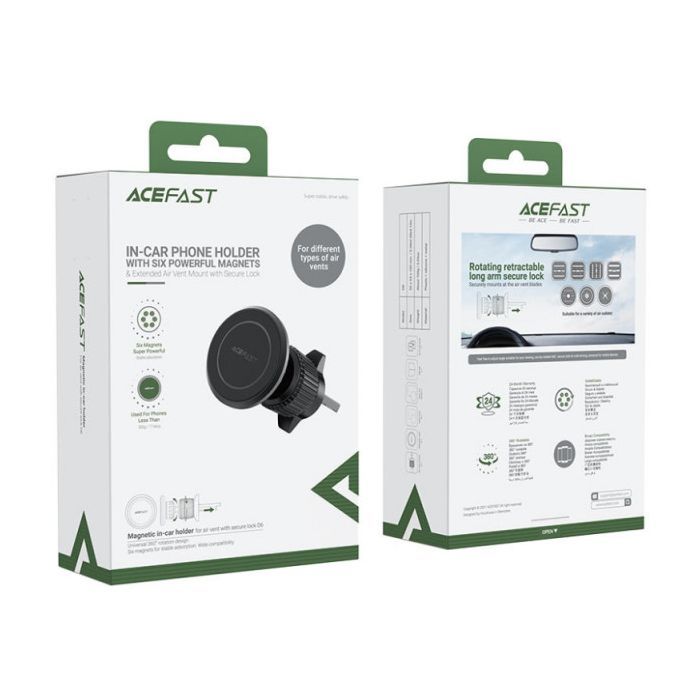 Універсальний автотримач Acefast D6 air outlet magnetic (6974316281160) зображення 5