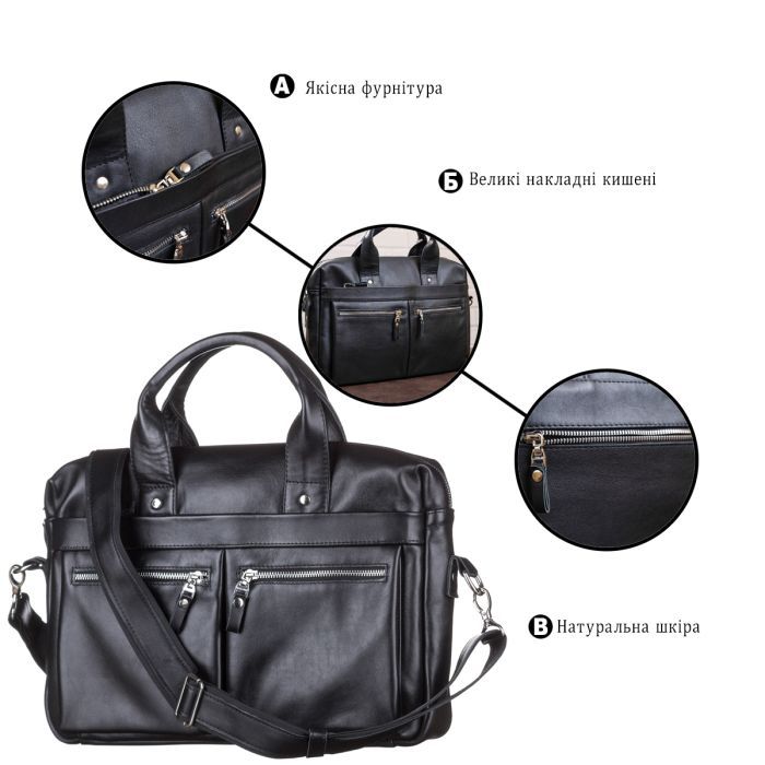 Сумка Shvigel Черная (11041) изображение 4