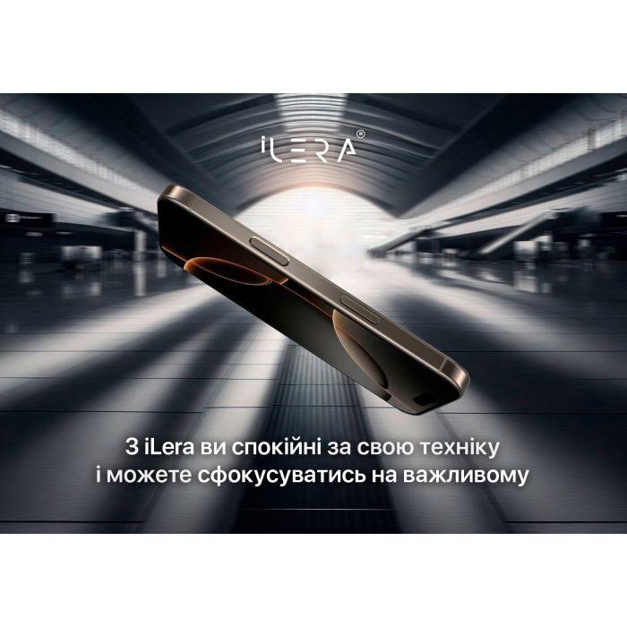 Скло захисне iLera DeLuxe Original Glass iPhone 15 Pro (ILFCDL15PR) зображення 6