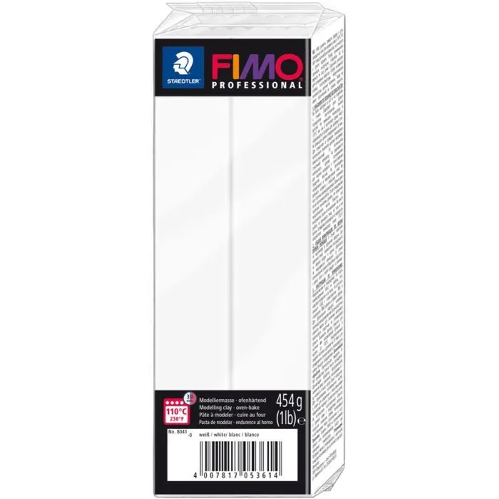 Пластика Fimo Professional, Біла, 454г (4007817053614) изображение 3