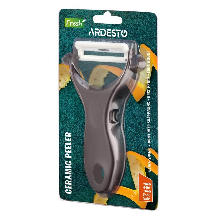 Овочечистка Ardesto Fresh, кераміка, пластик, зелений світлий (AR2101GE) зображення 3