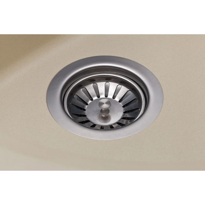 Мойка кухонная GRANADO RONDA ivory з сифоном (470*490mm.) (gr2204) изображение 3