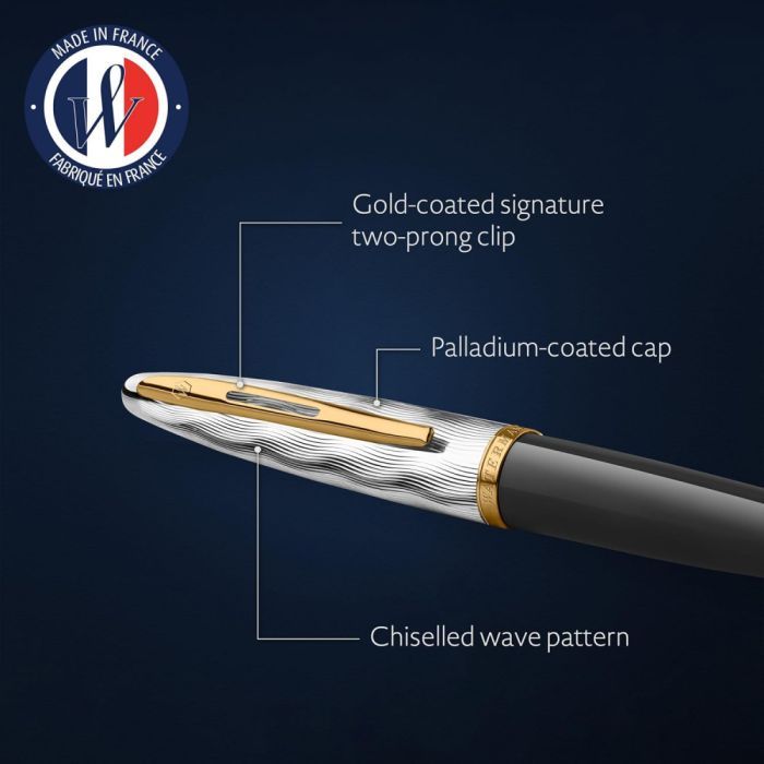 Ручка пір'яна Waterman CARENE Reflections Of Paris GT  FP F (11 207) зображення 8