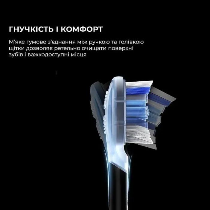 Електрична зубна щітка Oclean X Pro 20 Set Electric Toothbrush Black (6970810556964) зображення 8