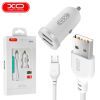 Зарядний пристрій XO 2xUSB 2.1A + cable USB to Micro 5P white (TZ08-M-WH) зображення 4