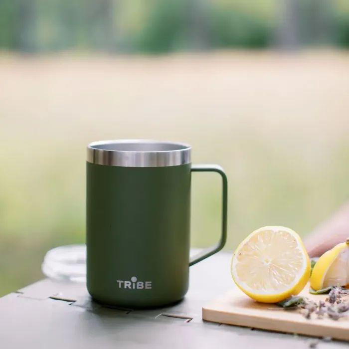 Термокружка Tribe Classic Mug 500 мл olive (T-FA-0033-olive) зображення 7
