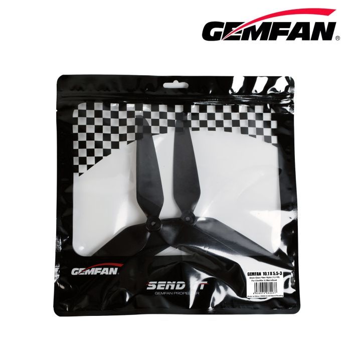 Пропелер для дрона Gemfan 10.1Х5.5 2xCW/2xCCW (PMGN10155-3B) зображення 2