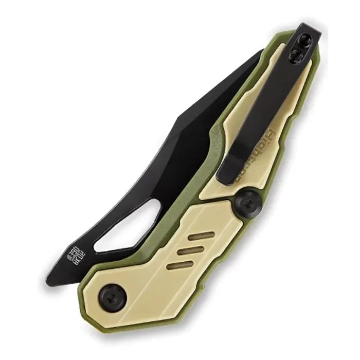 Нож Hightron Spectron, M390, GFN, зелений, чорний клинок (HK04GRN) изображение 4