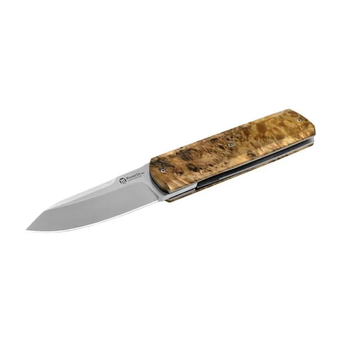 Ніж Maserin Silver, Elmax, fat carbon, чорно-золотистий (410/G)