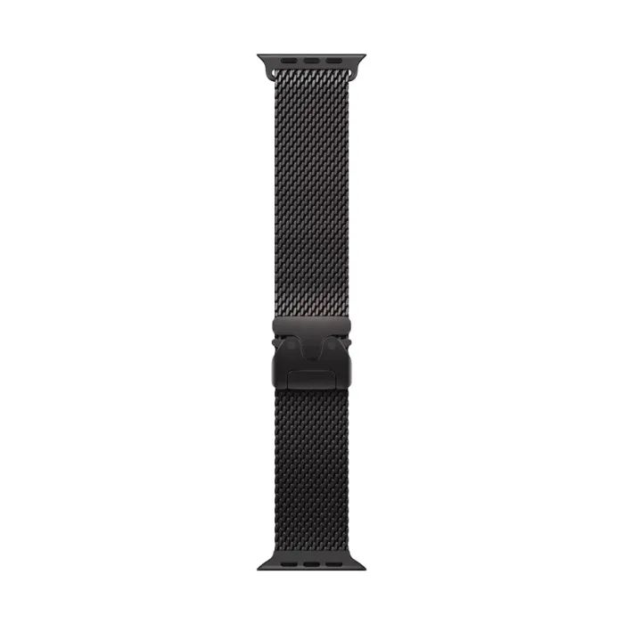 Ремінець до смарт-годинника Apple 49mm Black Titanium Milanese Loop - Medium (MXKG3ZM/A)