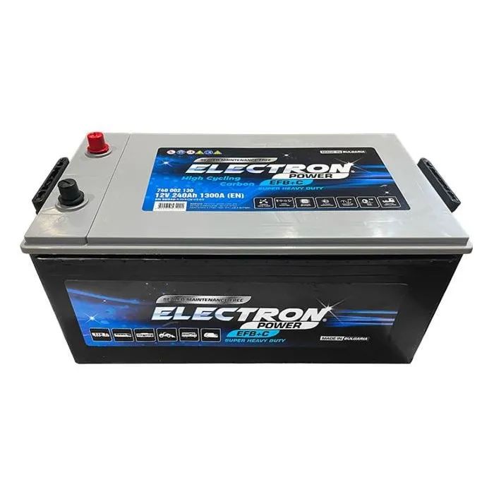 Аккумулятор автомобильный ELECTRON TRUCK SHD SMF EFB 240Ah бокова(+/-) (1300EN) (740002130) изображение 2