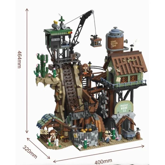 Конструктор Pantasy Шахта GBC-Western (85025) зображення 9