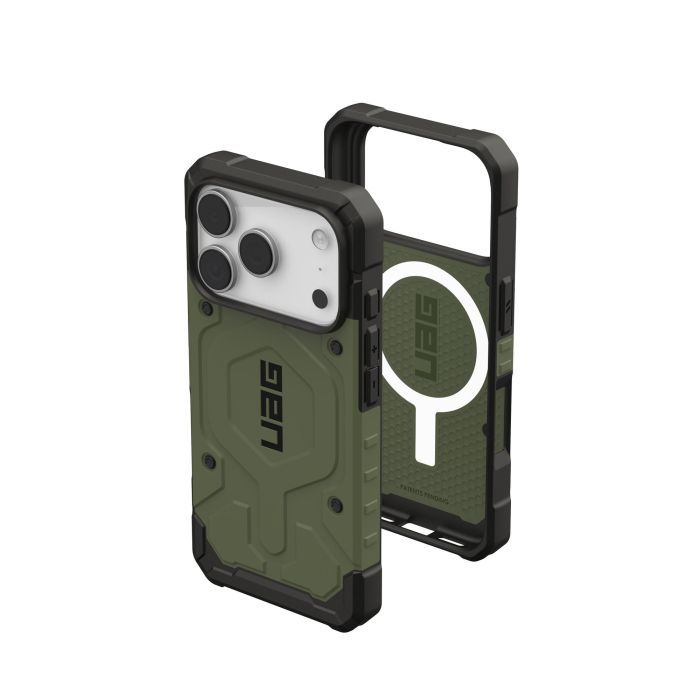 Чехол для мобильного телефона UAG iPhone 17 Pro Pathfinder Clear MagSafe Ash/Black (114551113140) изображение 6
