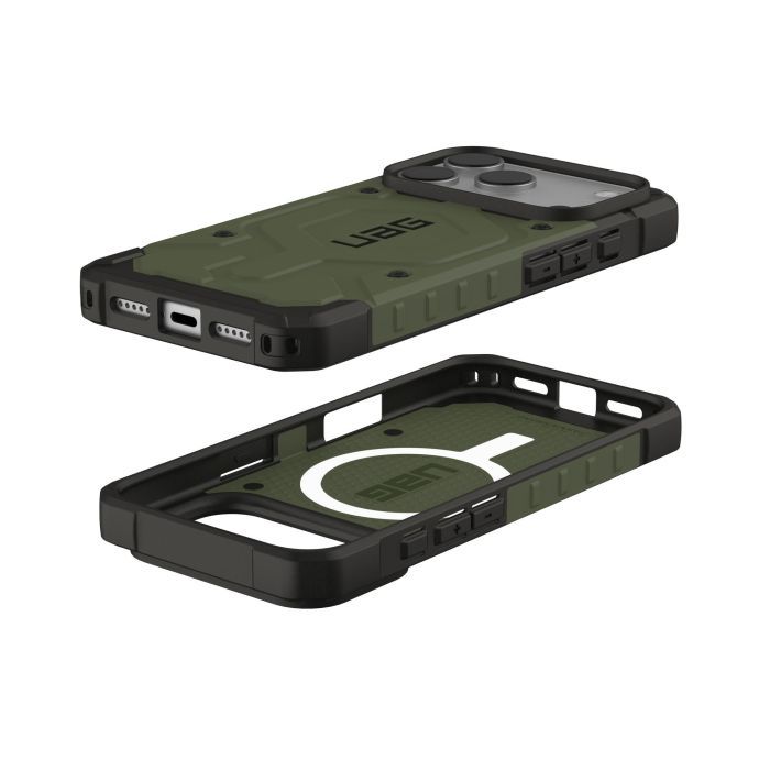 Чехол для мобильного телефона UAG iPhone 17 Pro Pathfinder Clear MagSafe Ash/Black (114551113140) изображение 7