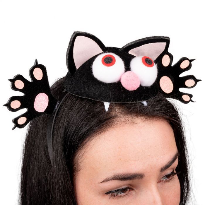 Детский обруч для волос YES! Fun Хелловін Crazy Cat (974513)