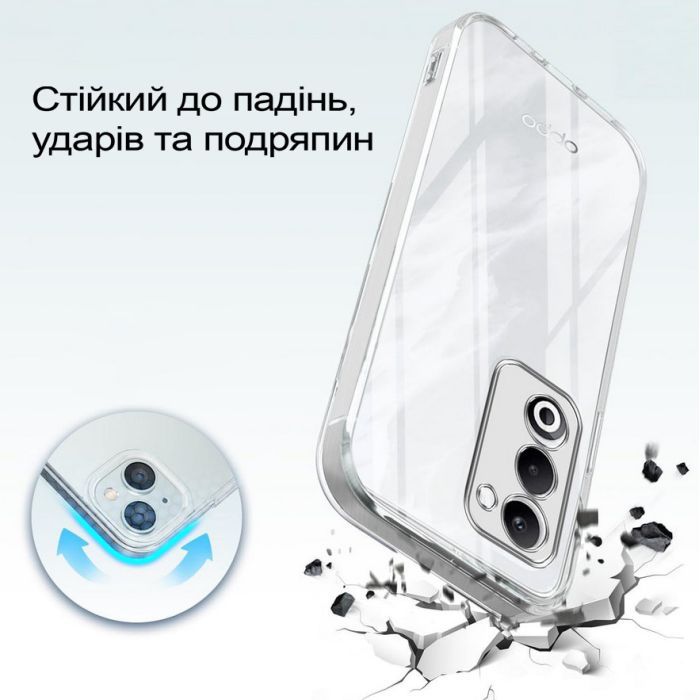Чехол для мобильного телефона BeCover Silicone Oppo A5 2025 4G/5G Transparent (713882) изображение 3