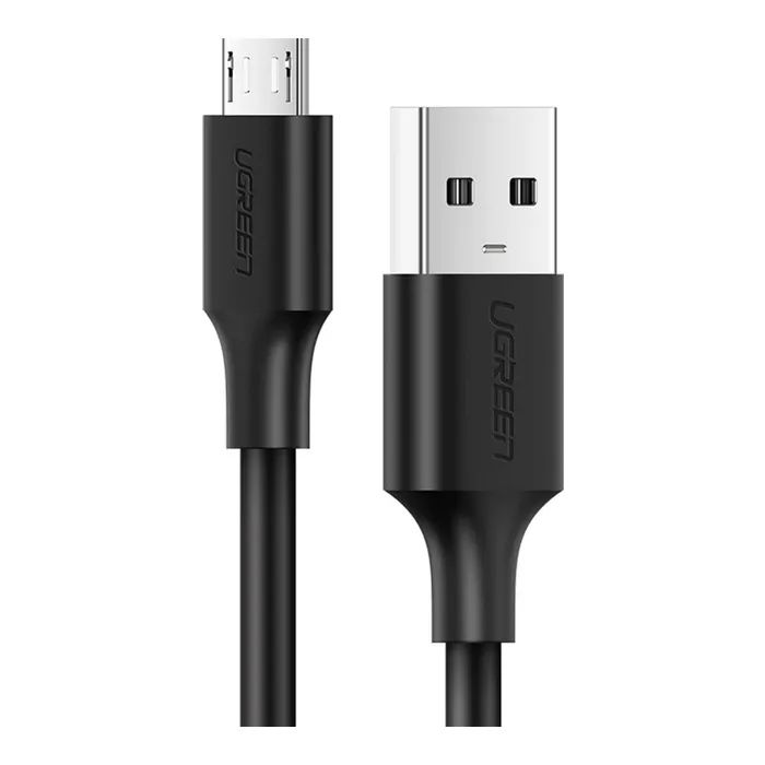 Дата кабель USB 2.0 AM to Micro 5P 0.25m 2A US289 black Ugreen (60134) изображение 2