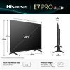 Телевізор Hisense 43E7Q PRO зображення 8