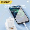 Зарядное устройство Essager USB-C PD20W + cable USB-C to Lightning white (EFJB02-XBL02-T) изображение 5
