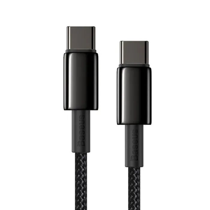Дата кабель USB-C to USB-C 1.0m 100W black Baseus (CATWJ-01) изображение 3