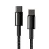 Дата кабель USB-C to USB-C 1.0m 100W black Baseus (CATWJ-01) изображение 3