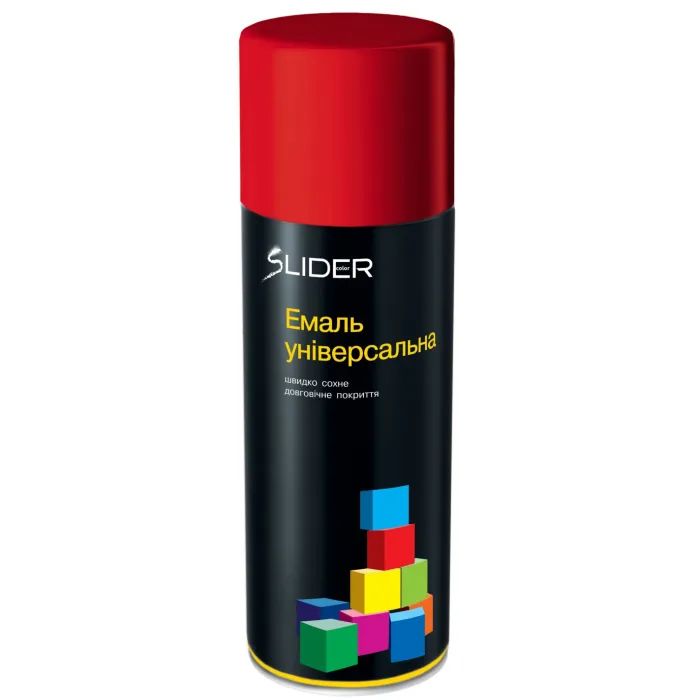 Аэрозольная краска для автомобиля SLIDER 3020 червона, в аер. упаковці 400мл (000001027)