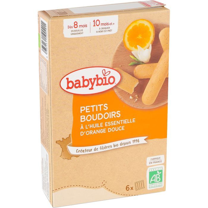 Детское печенье BabyBio Органическое "Мой первый бисквит" с 8 месяцев 120 г (50220)