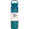 Термос Merlion Travel Tumbler 350 мл, подвійна кришка з ручкою, синій (SUS304-350Blue)