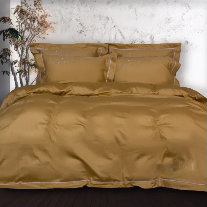 Постельное белье MirSon Сатин Imperial Satin Genoa 175х210 двуспальный (2200007178704)