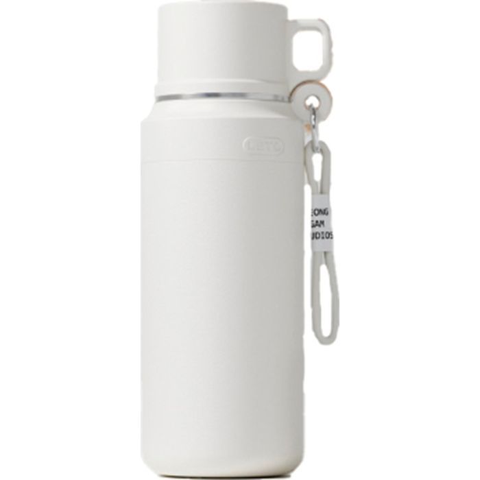 Термос Merlion з чашкою та ситечком 1 л, білий (TermTea-1000White)