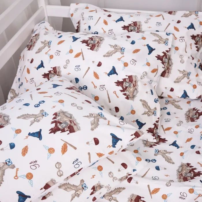 Постельное белье MirSon 013 Harry Potter Фланель 2x143x210 Семейный (2200009653636) изображение 3