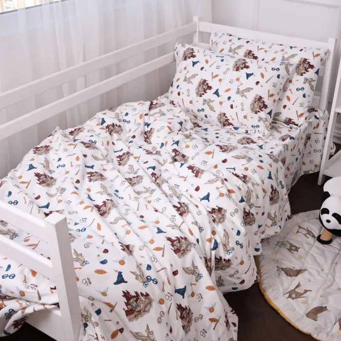 Постельное белье MirSon 013 Harry Potter Фланель 2x143x210 Семейный (2200009653636) изображение 5