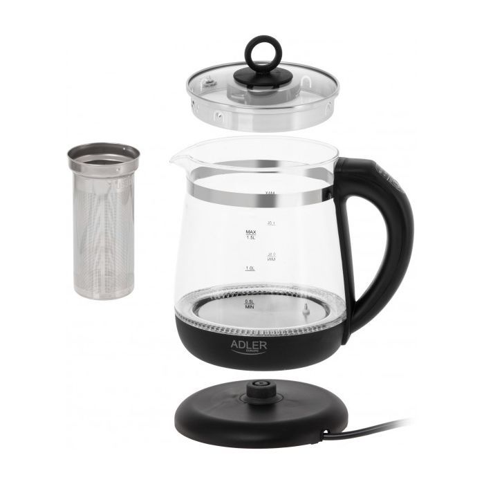 Електрочайник Adler AD 1299 black (AD1299b) зображення 6