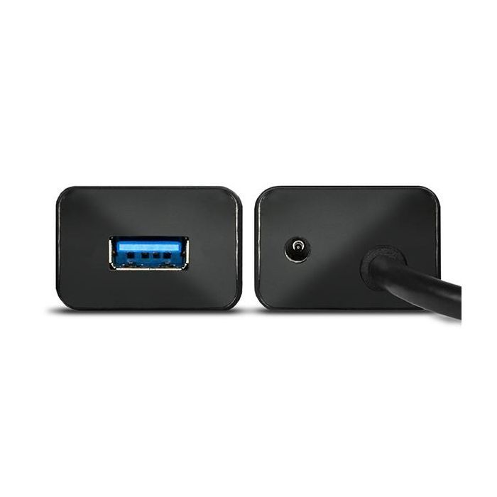 Концентратор AXAGON USB 3.1 to 7xUSB 3.0 + power adapter black (HUE-SA7BP) изображение 5