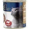 Паштет для кошек PREMIUM PET с говядиной 360 г (4820255192246)
