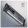Кишеня зовнішня AXAGON USB-C 10Gbps metal box with info display for M.2 NVMe & SATA SSD (EEM2-SD2) зображення 4