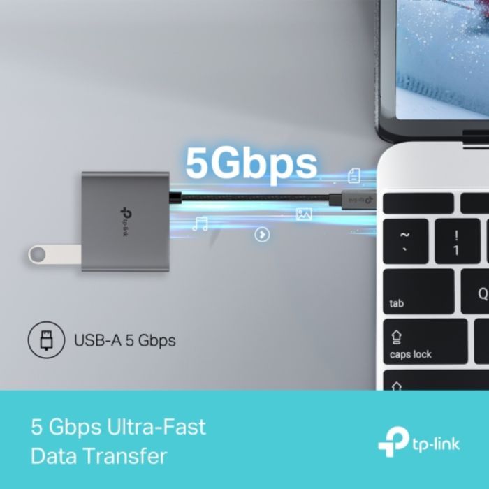 Порт-репликатор TP-Link USB Type-C 3-в-1 (UH3020C) изображение 6