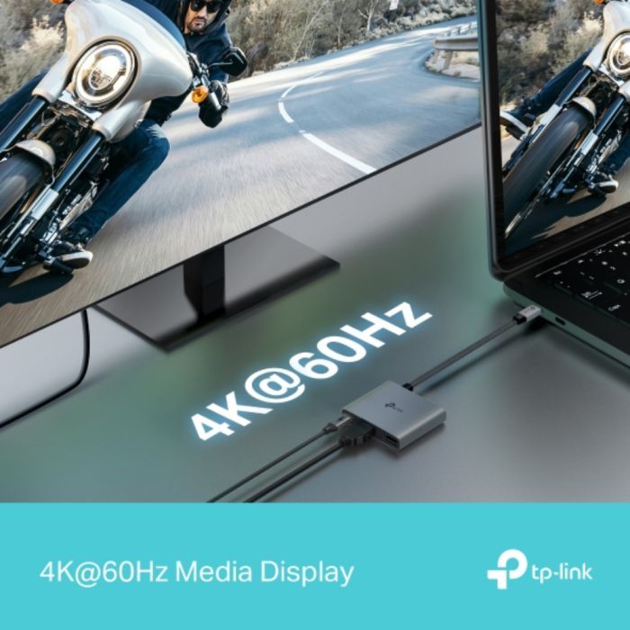 Порт-репликатор TP-Link USB Type-C 3-в-1 (UH3020C) изображение 7