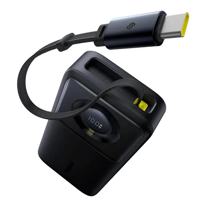 Батарея універсальна Baseus 20000mAh 65W PD, USB-C In/Out, built-in USB-C (P10073700123-00_GIFT) зображення 6