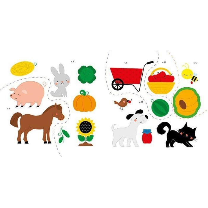 Книга Мої перші слова з наліпками. На фермі - Альона Пуляєва Ранок (9786170986832) изображение 2