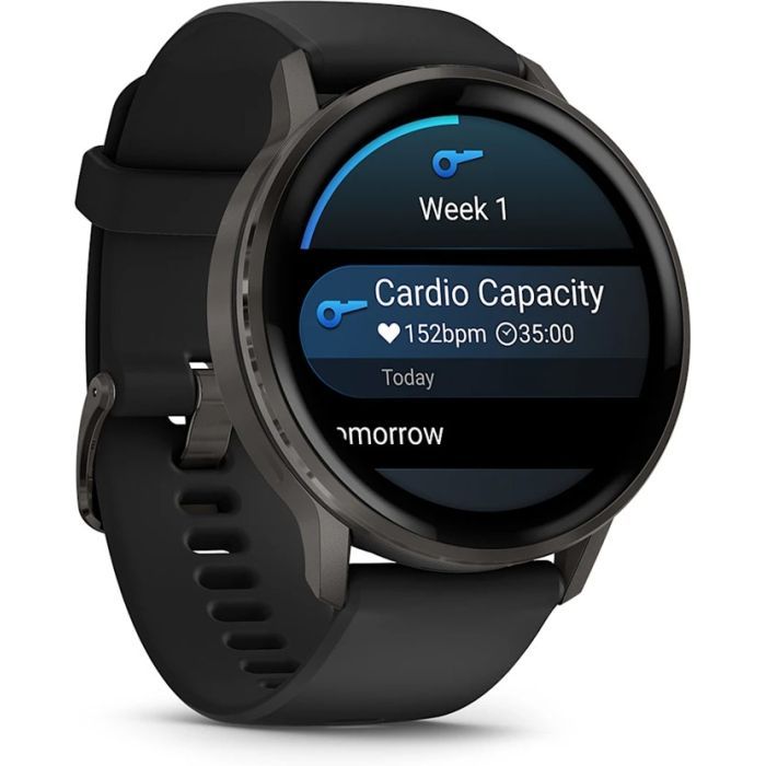 Смарт-часы Garmin Venu 4 (45mm), Black w/ Slate + Black, GPS смарт-годинник (010-03014-00) изображение 3