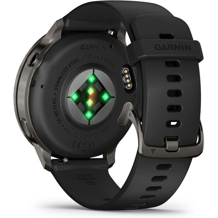 Смарт-часы Garmin Venu 4 (45mm), Black w/ Slate + Black, GPS смарт-годинник (010-03014-00) изображение 6