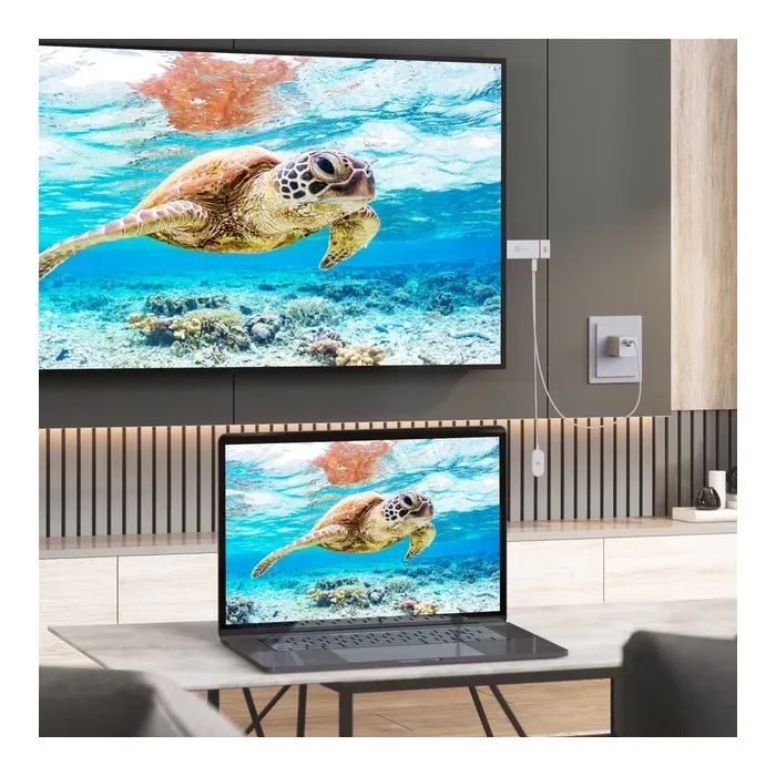 Адаптер ScreenCast 4K WI-FI 15m Miracast/AirPlay/Chromecast black J5create (JVAW76-N) изображение 4