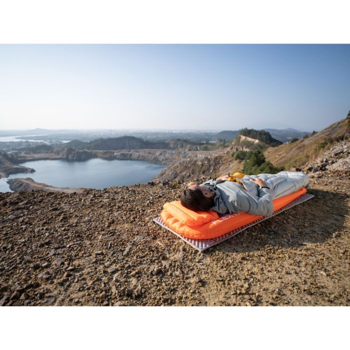 Туристичне сидіння Flextail Zero Seat R02, 70 мм, надувне помаранчеве (6975755962160) зображення 5