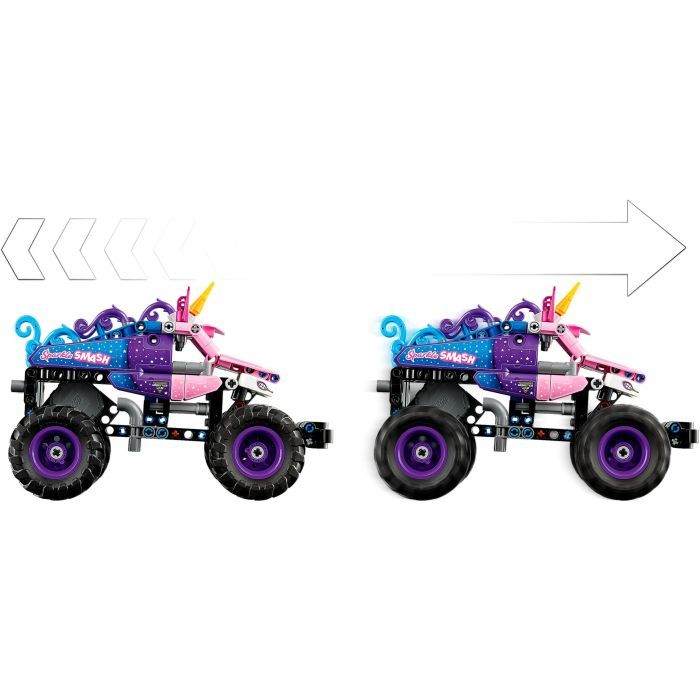 Конструктор LEGO Technic Monster Jam Sparkle Smash с функцией «Pull-Back» (42220) изображение 6