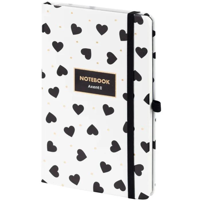Книга записная Axent Partner Black&White, 125х195 мм 96 листов клетка (8621-10-A) изображение 2