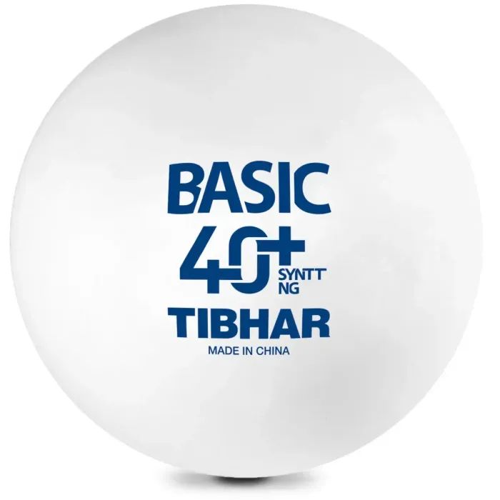 Мячик для настольного тенниса Tibhar Basic 40+ SYNTT NG 6 шт (85511200) (931890)