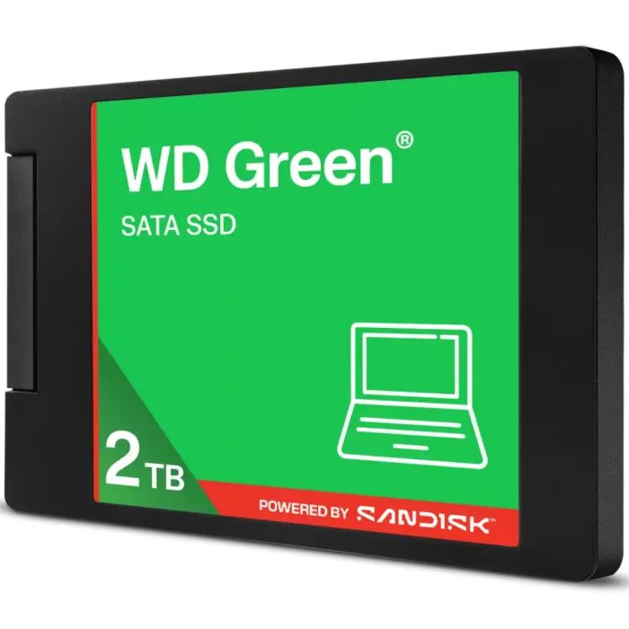 Накопитель SSD 2.5" 2TB GREEN WD (WDS200T5G0A-00CPT0) изображение 2