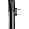 Перехідник USB-C M to USB-C F + 3.5mm F black Baseus (CATL41-01) зображення 2